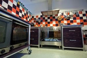 keuken rode rozen en tortilla's